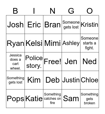 Bremberg Bingo Card