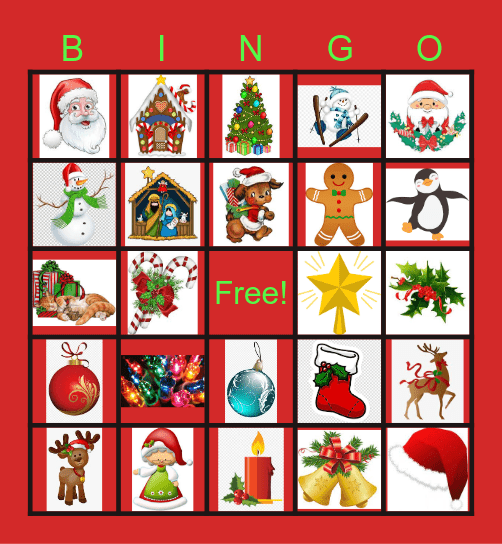 Christmas Bingo Card