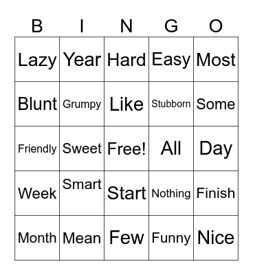 CMD Final Review Fall 2023 Bingo Card