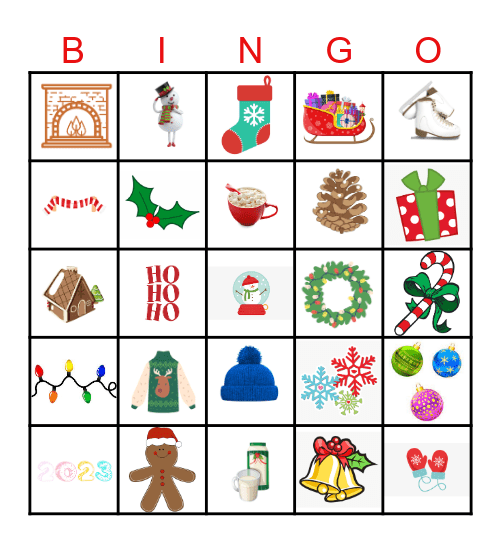 Holiday Bingo Card