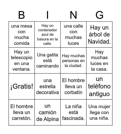 Alpina - Bingo ¡Olé! Bingo Card