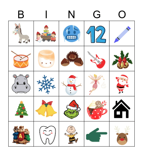 Christmas Bingo Card