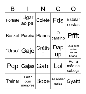 Edu bingo Card