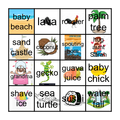 René Bingo Card