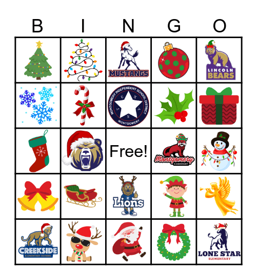 A Very Merry MISD Christmas Bingo Card