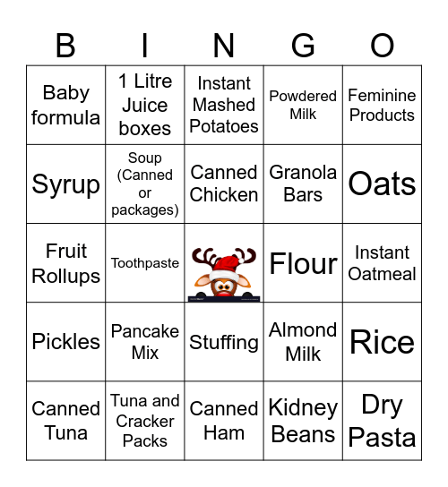 Leadership Foodbank Bingo 2023 Bingo Card