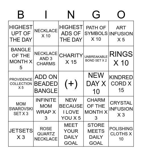 SPRINGO BINGO Card