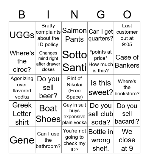 4813 Bingo Card