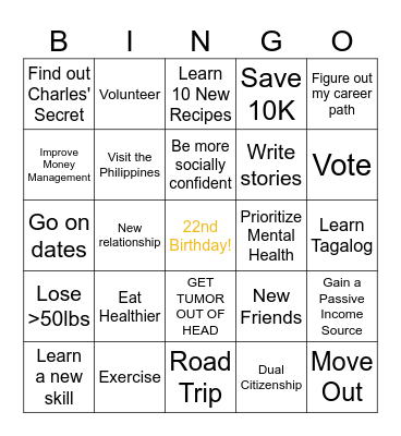 2024 Bingo Card