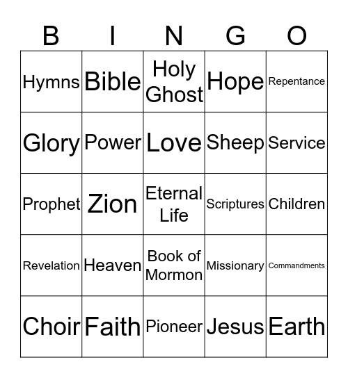 Conference Bingo Card