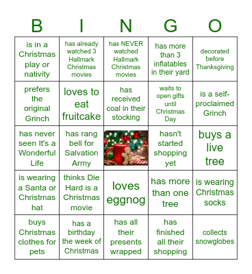 Christmas Bingo Card