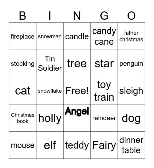 Christmas Bingo Card