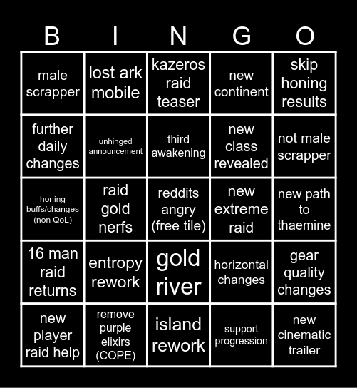 loaon winter 2023 Bingo Card