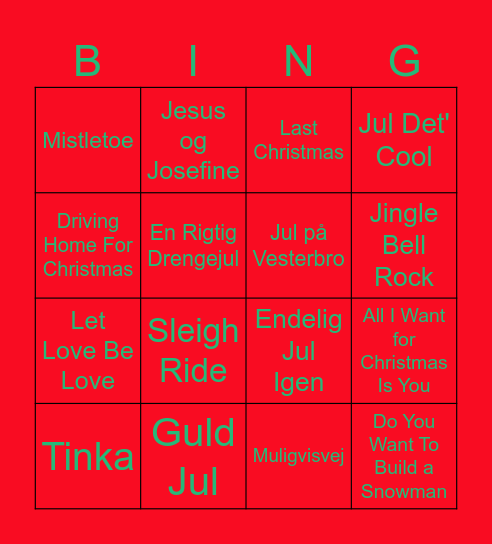 KØS - Julebingo Card