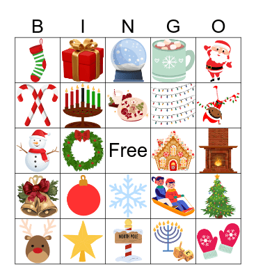 Holiday Bingo Card