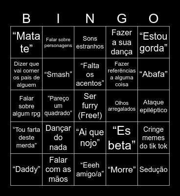 Brena Bingo Card