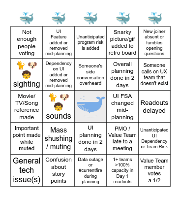 :dippy: PI-54 Planning Bingo Card
