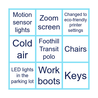 35 years of SustainaBingo Card