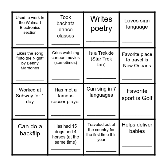 This Commissioner.... Bingo Card