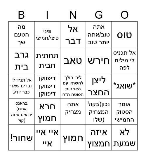 shin bingo online Bingo Card