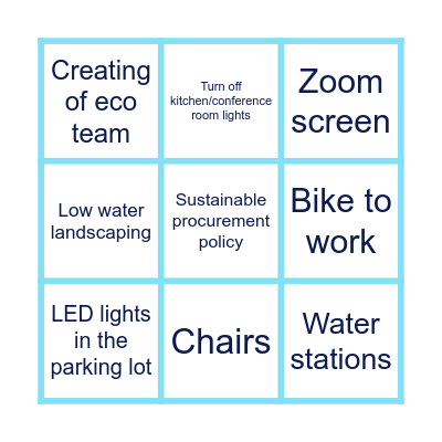 35 years of SustainaBingo Card