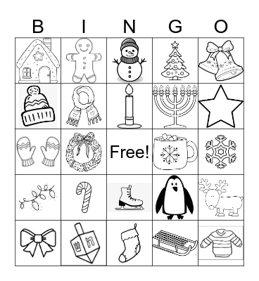 Winter BINGO Card