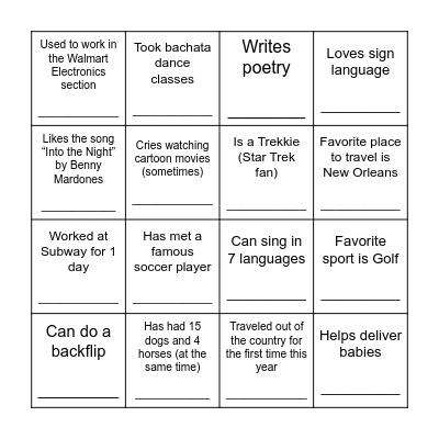 This Commissioner... Bingo Card