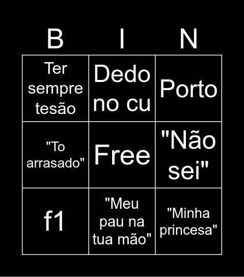 Mona bingo Card