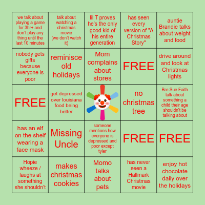 CHRISTMAS BINGO Card