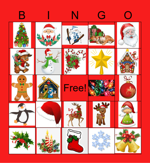 Christmas Bingo Card