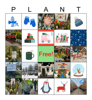2023 Everde Growers Holiday Bingo! Bingo Card