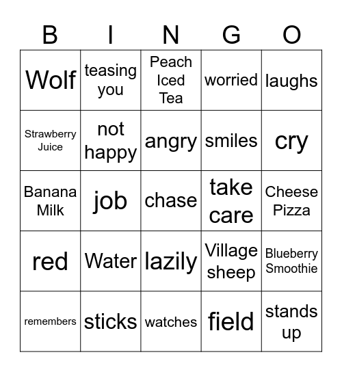 DSB2 Bingo Card