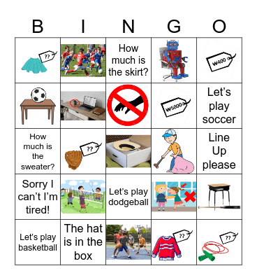 Units 7,8,9,10 Review Bingo Card