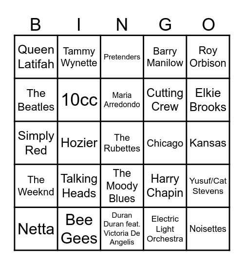 🎨Bingo 54🎨 Bingo Card