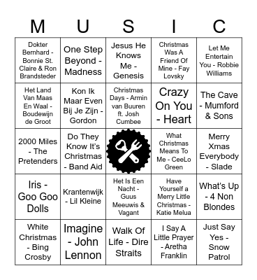 207 Bingo Card