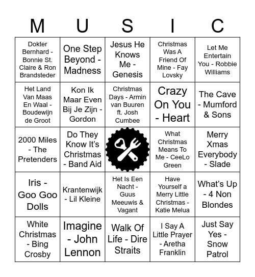 207 Bingo Card