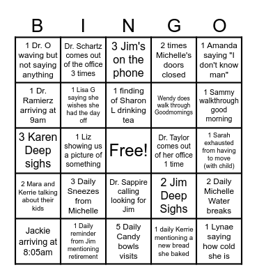 ADRAD CHRISTMAS BINGO Card