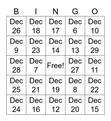 Roberta admitted to Ft. Mac Hospital 2023 Lottery Bingo Card