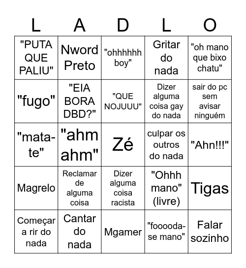 leandro bingo Card