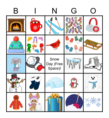 Winter Bingo Card