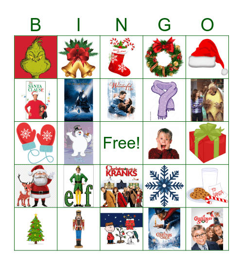 Christmas Bingo Card