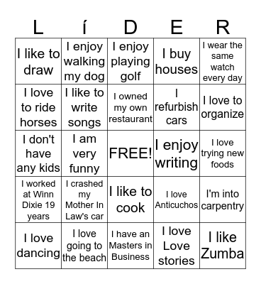 MIAMI BINGO Card