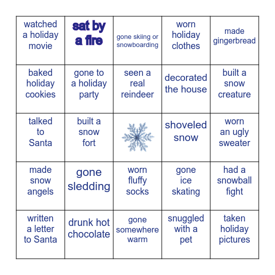 Write the name of a person who has ... Bingo Card