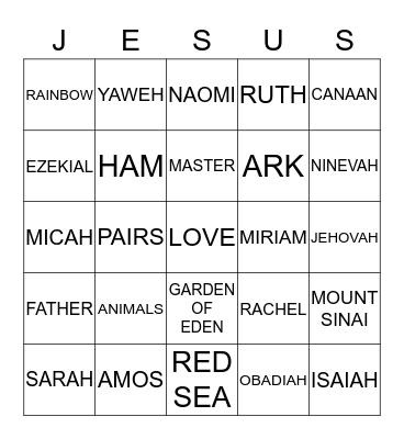 LTWI NEXT UP Bingo Card