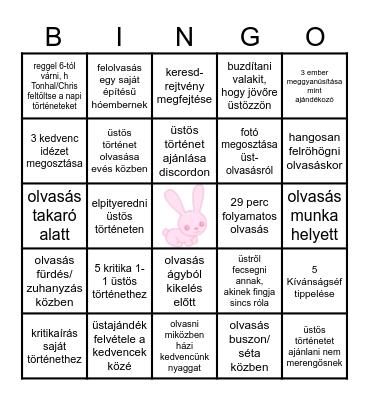 Kívánság Üst 2023 Bingo Card