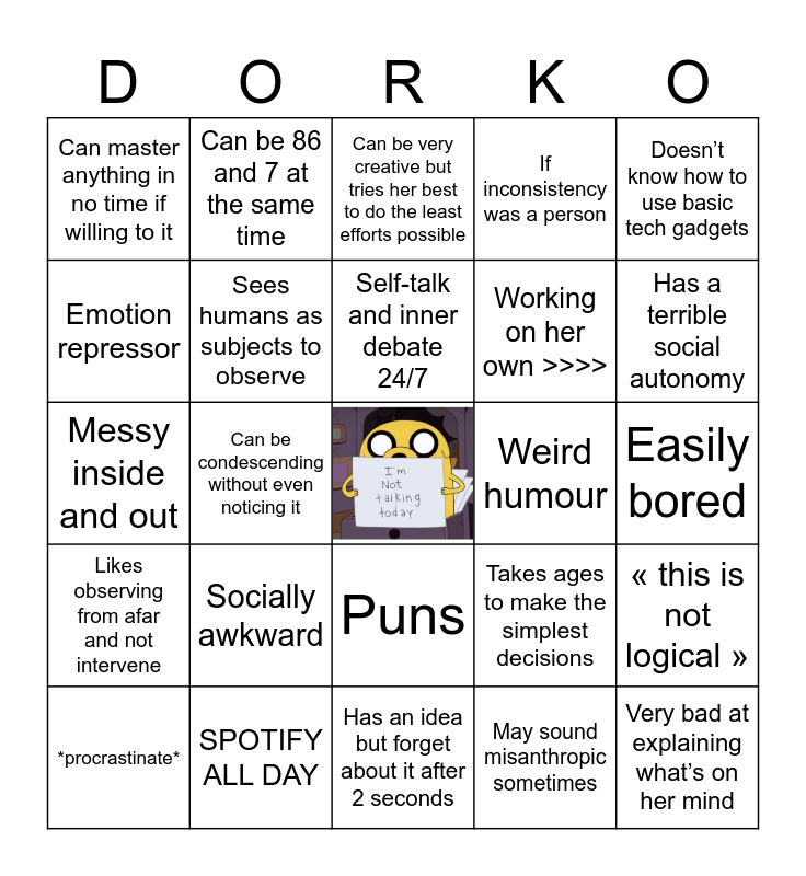 Bingo dingo of a Bingo Card