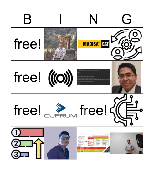 Exertus Bingo Card