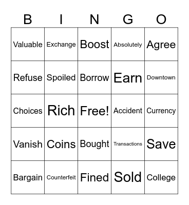 ELA BINGO Card