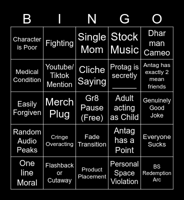 Dhar Man Bingo Card