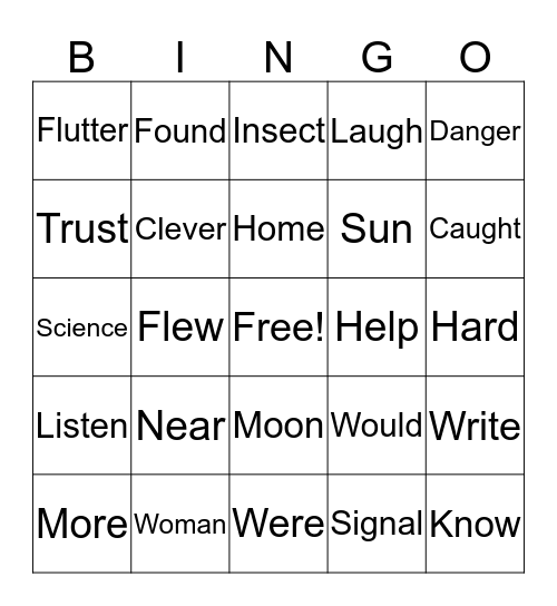 Phonics Bingo! Bingo Card